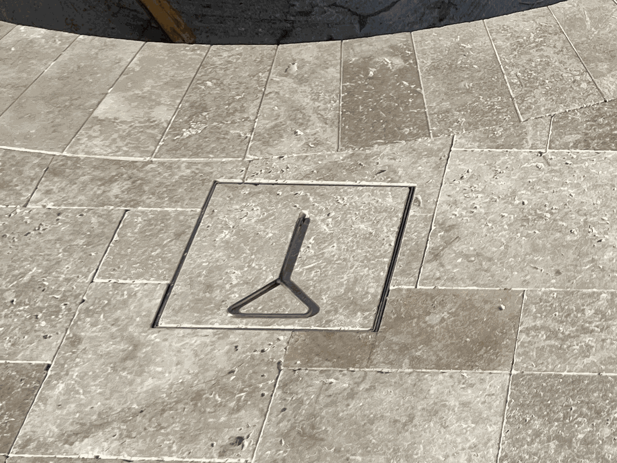 hidden access covers for pool patio and home