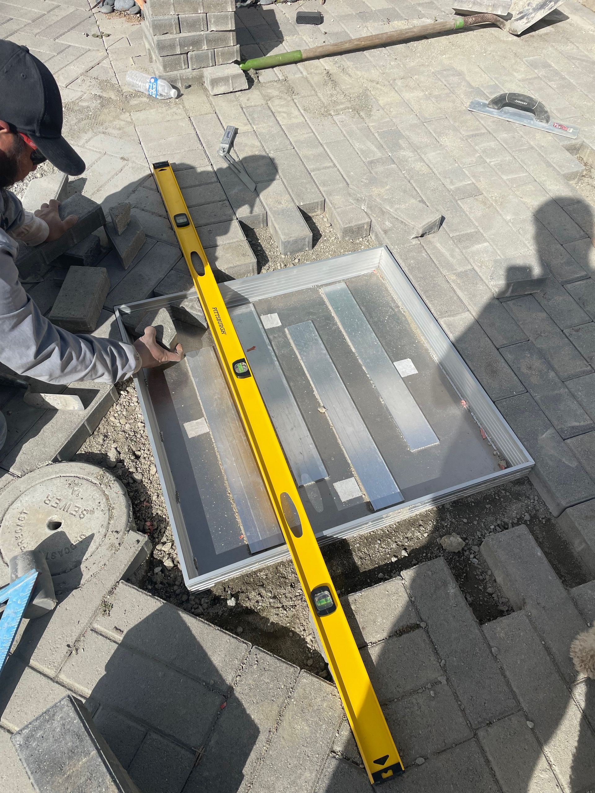 hidden access covers for pool patio and home