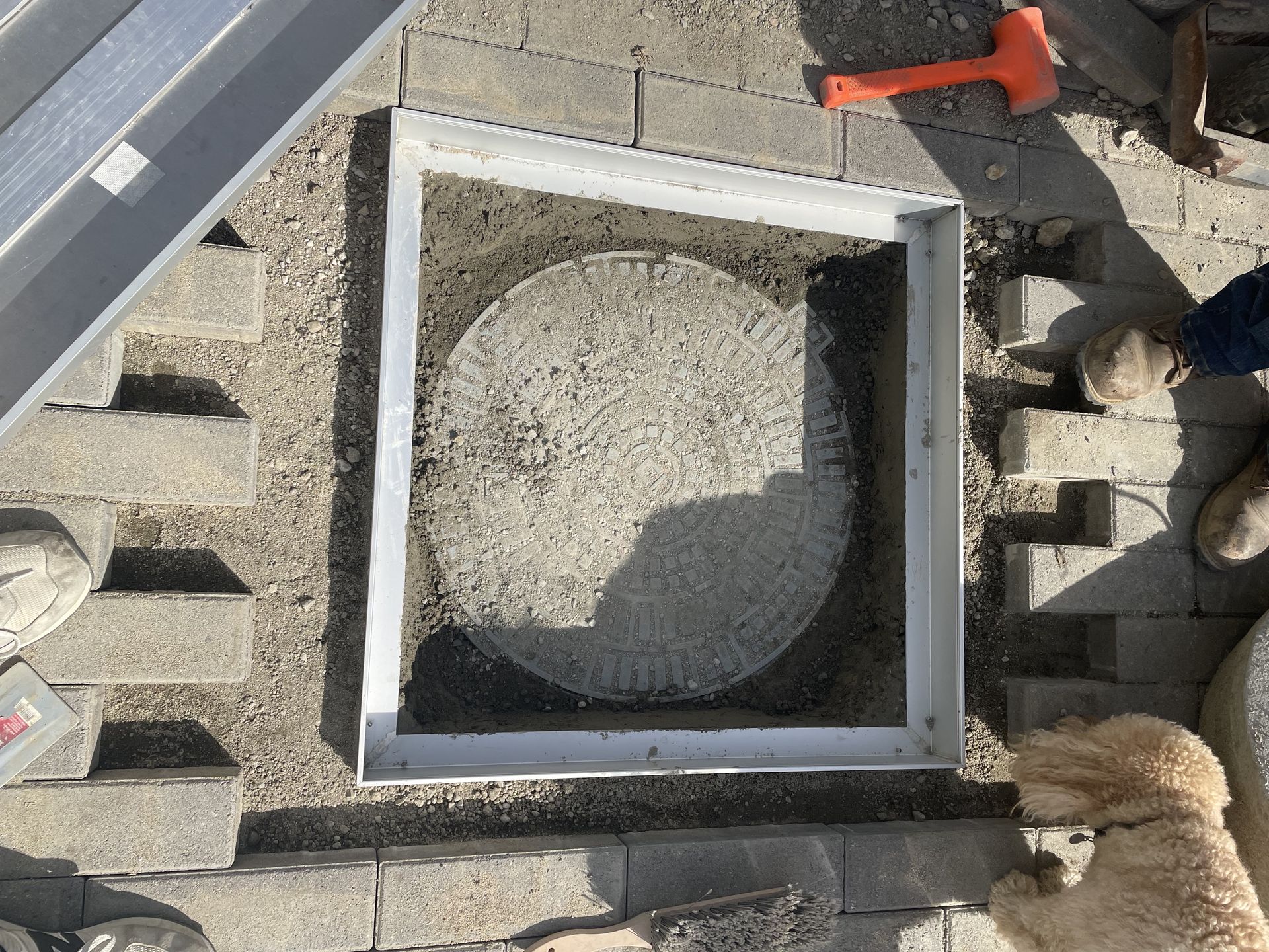 hidden access covers for pool patio and home