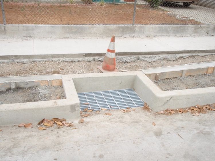 before and after hidden utility access cover