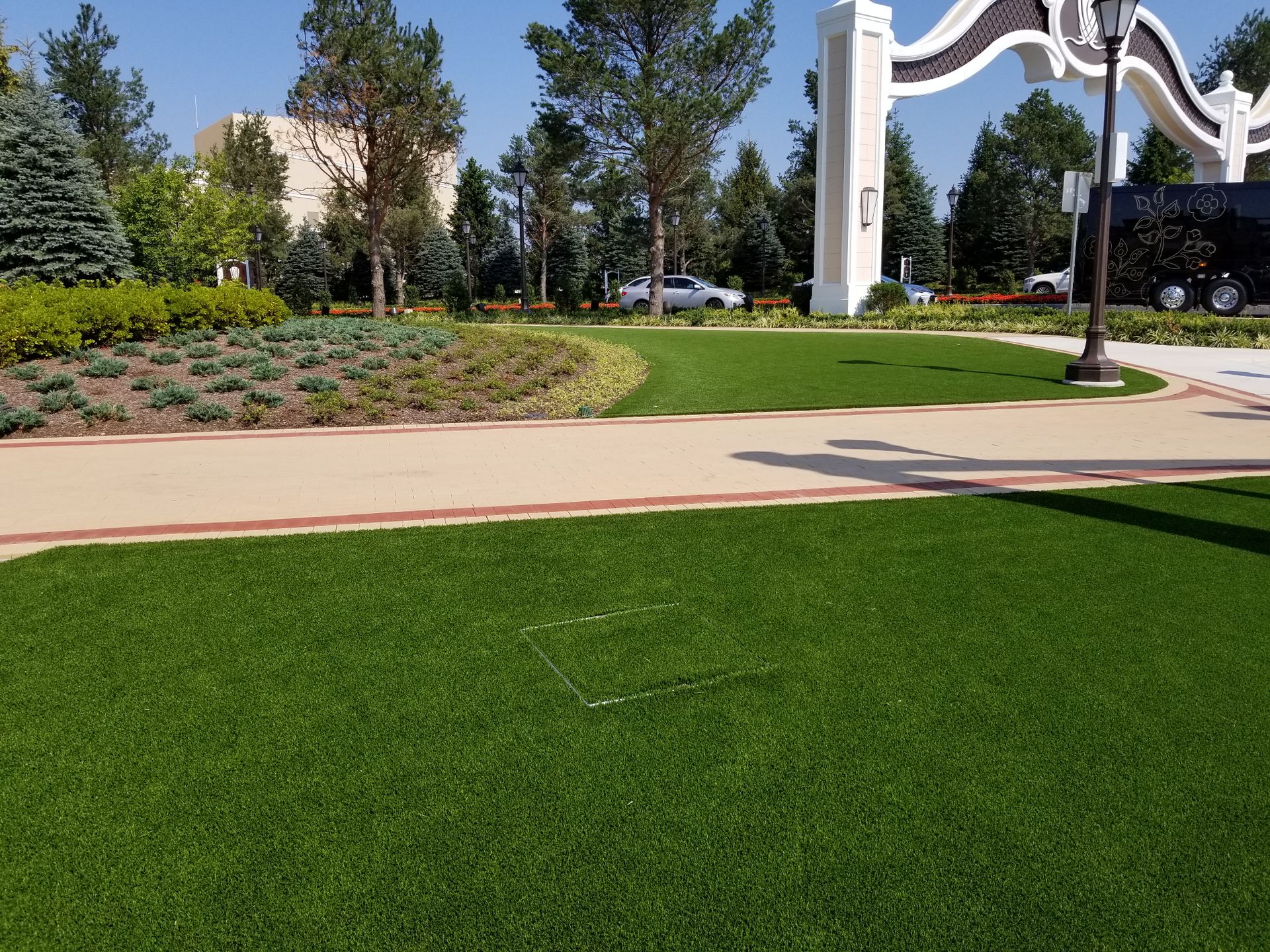 turf hidden access cover