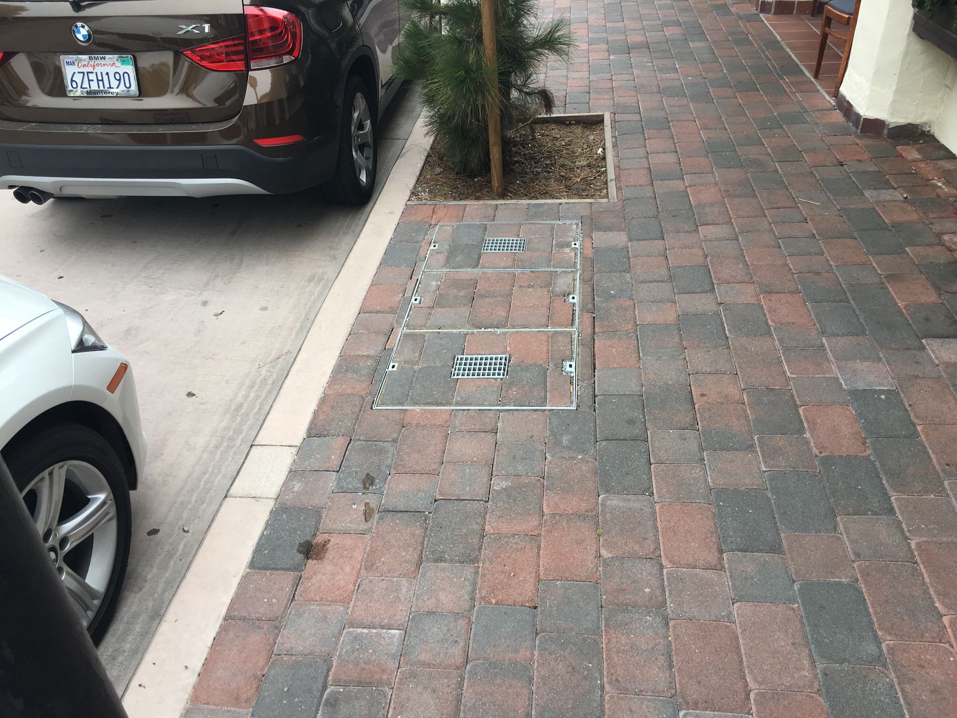 hidden drain access cover