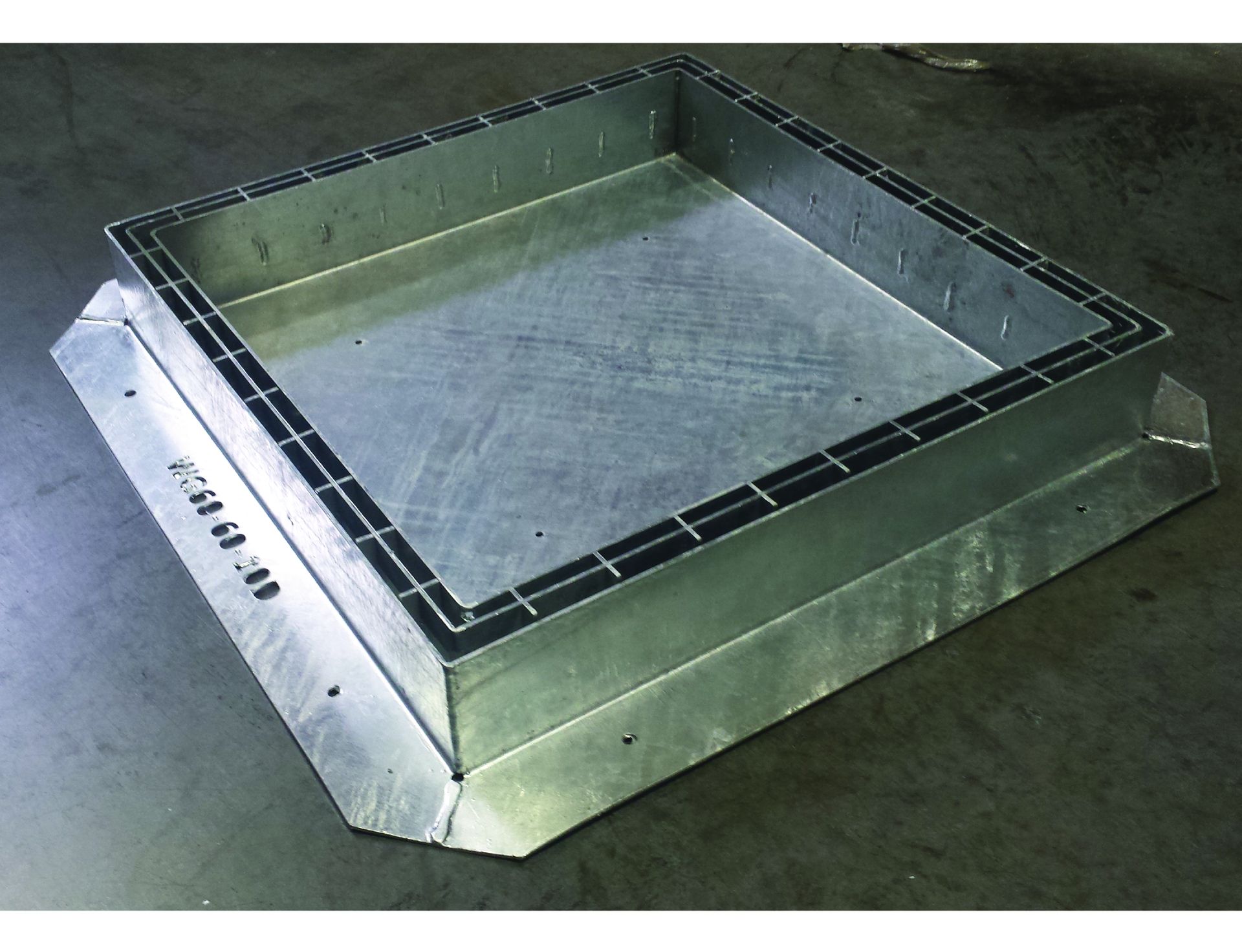 hidden drain access cover