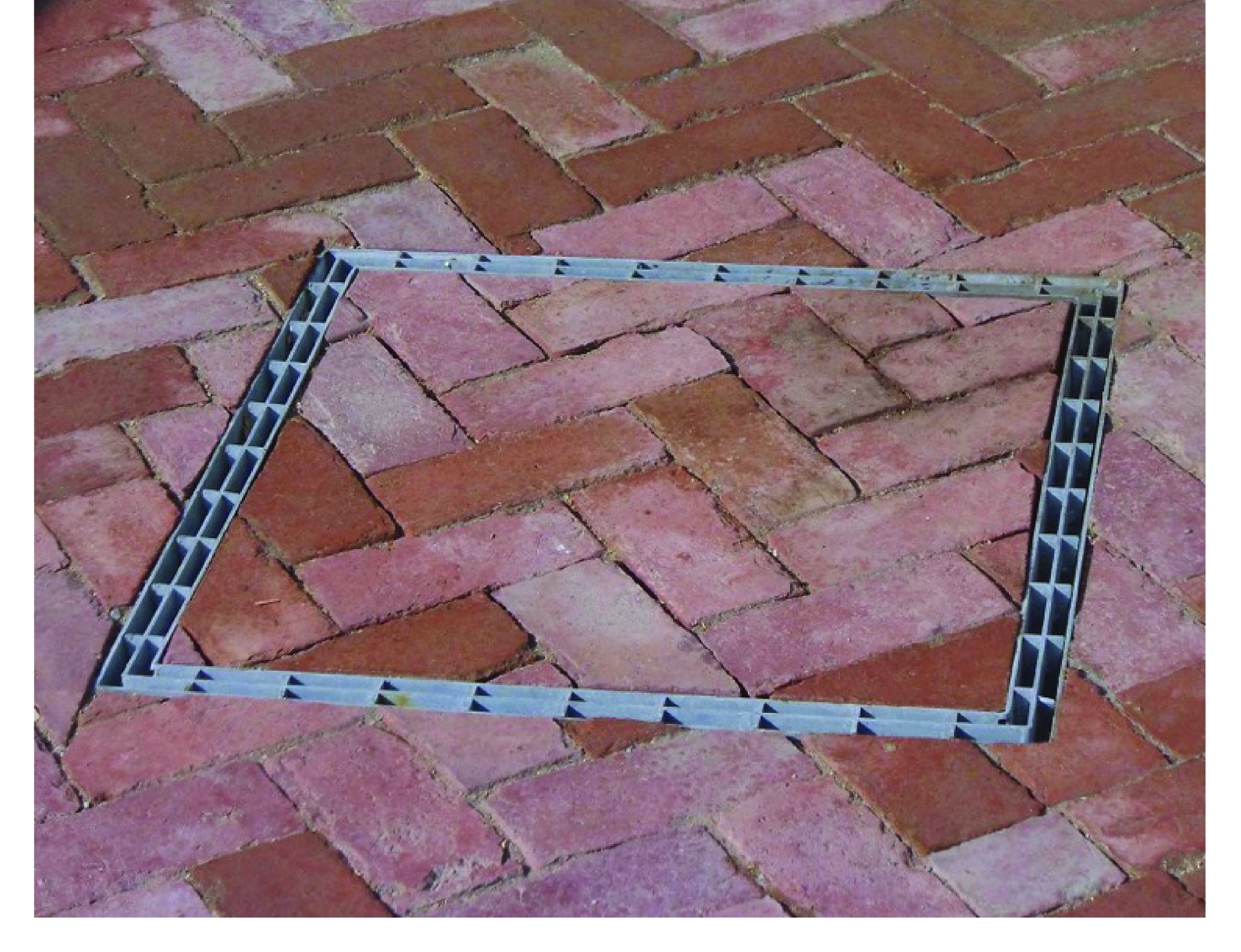 hidden drain access cover